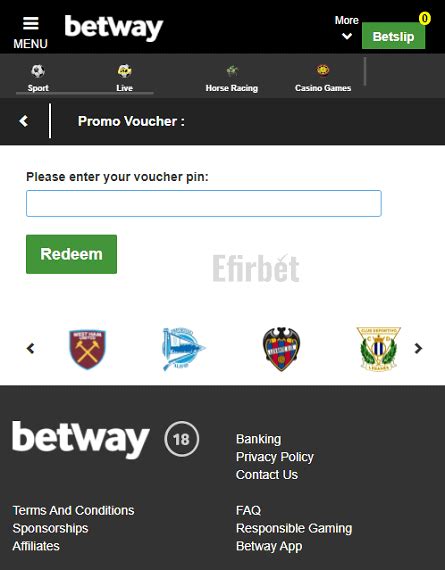 betway voucher code